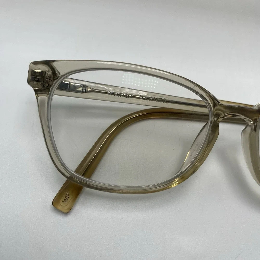 Warby Parker Eyeglasses FRAME ONLY Clemens M 205 54-16-142 Gray Clear 725